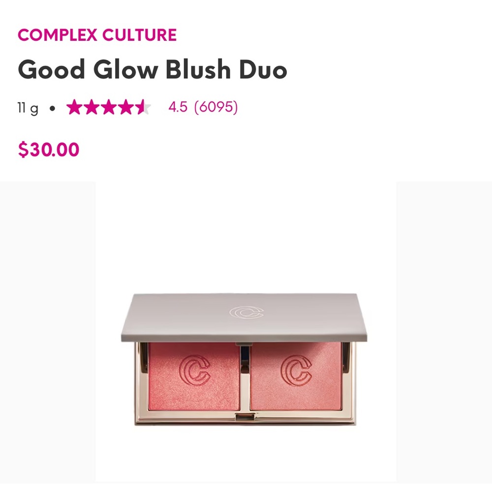 NWT Ipsy Complex Culture Blush Duo
